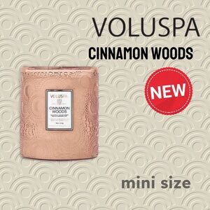 *RARE 🆕 *NEW* VOLUSPA | MINI | Cinnamon Woods- Mini Jar glass candle